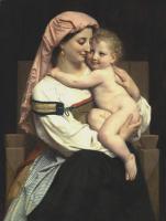 Bouguereau, William-Adolphe - Femme de Cervara et Son Enfant, Woman of Cervara and Her Child